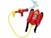Feuerwehrspritze | Mit Wasserspritzfunktion und 2-Liter-Tank | Tragbar wie EIN