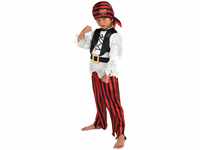Rubie's Official, Kostüm für Jungen, lumpiger Pirat, 104 cm, für Kinder von 3-4