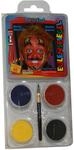 Eulenspiegel 204160 - Schmink-Set Teufel, f&uuml;r ca. 40 Masken, Schminkfarben,