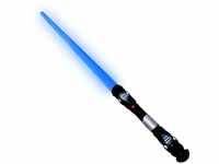 TE-Trend Lichtschwert blaues und auf 108cm ausziehbares Schwert - Perfekt für