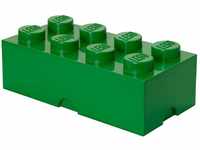 LEGO Lizenzkollektion 40041734 Stapelbare Aufbewahrungsbox, 8 Noppe, dunkelgrün