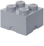 Room Copenhagen RC40031740 Lego Storage Brick 4er grau, 25 x 25,2 x cm