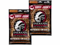 Indiana Beef Jerky Peppered, 2er Pack Geschenkbox (2 x 90 g)