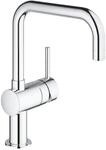 GROHE Minta K&uuml;chenarmatur, Schwenkbegrenzung 0&deg;/150&deg;/360&deg;, U-Auslauf 32488000
