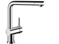 BLANCO LINUS-F | K&uuml;chenarmatur in chrom | Niederdruck | Vorfensterarmatur zur