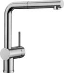 BLANCO LINUS-S | K&uuml;chenarmatur aus massiv Edelstahl | Hochdruck | Mit