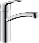 hansgrohe Focus M41 - K&uuml;chenarmatur, 1 Stahlart, Wasserhahn K&uuml;che mit Auslaufh&ouml;he