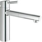 Grohe Concetto K&uuml;chenarmatur, mittelhoher Auslauf zum Herausziehen,...