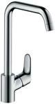 hansgrohe Focus M41 - K&uuml;chenarmatur, 1 Stahlart, Wasserhahn K&uuml;che mit Auslaufh&ouml;he