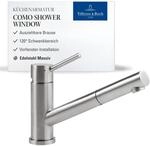 Villeroy & Boch Como Shower Window Hochdruck-K&uuml;chenarmatur mit ausziehbarer