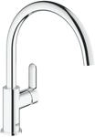 GROHE BauEdge, K&uuml;chenarmatur mit hohem Auslauf (Wasserhahn f&uuml;r die K&uuml;che mit