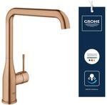 GROHE Essence, K&uuml;chenarmatur (Wasserhahn K&uuml;che mit ausziehbarer Brause, 360&deg;