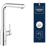 GROHE Essence, K&uuml;chenarmatur 2 Strahlarten (Wasserhahn K&uuml;che mit ausziehbarer