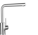 BLANCO MILA | K&uuml;chenarmatur in chrom | Hochdruck | R&uuml;ckflussverhinderer | Keramik