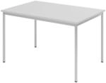 b&uuml;m&ouml; Tisch, Multifunktionstisch 120 x 80 cm in grau - Besprechungstisch,