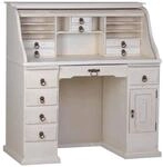 MiaM&ouml;bel Sekret&auml;r Old White 124x125x58 cm Mexico M&ouml;bel Landhausstil...