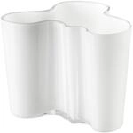 Iittala Vase Aalto 120 mm Wei&szlig; aus Glas