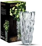 Nachtmann Glasvase 26 cm, Quartz, 88332, Vase aus Kristallglas, Blumenvase Tischdeko,