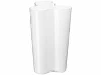 Iittala Vase Aalto 251 mm Weiß aus Glas