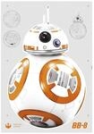 Komar Deco-Sticker "Star Wars BB-8", 1 St&uuml;ck, gelb / wei&szlig;, 14726h