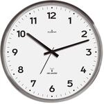 Dugena Wanduhr 4277414, Funkuhrwerk, wei&szlig;es Zifferblatt, arabische Ziffern,