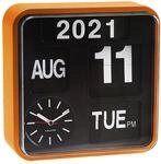 Karlsson KA5364OR Wanduhr Mini Flip orange, Ziffernblatt schwarz