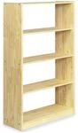 IDIMEX Standregal mit 5 B&ouml;den, praktisches B&uuml;cherregal aus massiver Kiefer in