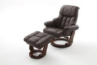 Robas Lund Relaxsessel Calgary mit Hocker, bis 130 kg belastbar, drehbarer