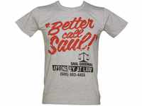 Breaking Bad Herren Better Call Saul-Attorney at Law T-Shirt, Grau (Sports...