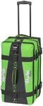 BoGi Bag Reisetasche Rollkoffer Reisekoffer Koffer, 72 cm, 85 L, Schwarz/Gr&uuml;n