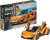 Revell McLaren 570S, Automodellbausatz 1:25, 19,0cm Auto, Unlackiert, f&uuml;r ge&uuml;bte