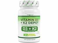 Vitamin D3 + K2 Depot - 240 Tabletten - Premium Rohstoff: 99,7+% All-Trans...