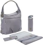 L&Auml;SSIG Baby Wickeltasche Stylische Tasche nachhaltig Babytasche/Green Label Hobo Bag