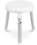Weinberger 360&deg; drehbarer Duschhocker h&ouml;henverstellbar 38-48 cm | Belastbar...
