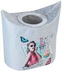 WENKO W&auml;schesammler Crazy Love - W&auml;schekorb Fassungsverm&ouml;gen: 53 l, Polyester, 57