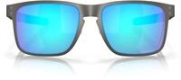 Oakley Herren Sonnenbrille Holbrook Metal, Matte Gunmetal mit Sapphire Iridium, M/L,