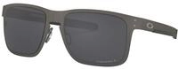 Oakley Herren Sonnenbrille Holbrook Metal, Matte Gunmetal mit Prizm Black Polarized,