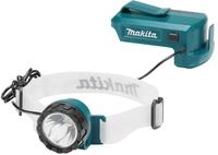 Makita DML800 LED-Akku-Stirnlampe 14,4V-18V (ohne Akku & Ladeger&auml;t), 100 Lumen, mit