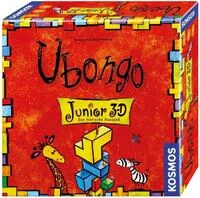 KOSMOS 697747 Ubongo 3-D Junior, Der tierische Bauspa&szlig;, rasantes Kinderspiel ab 5