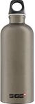 SIGG - Alu Trinkflasche - Traveller Smoked Pearl - Klimaneutral Zertifiziert - F&uuml;r