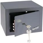 HMF 49216-11 Safe Tresor klein mit Schl&uuml;ssel, M&ouml;beltresor | 23 x 17 x 17 cm 