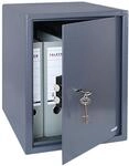 HMF 49208-11 Tresor M&ouml;beltresor A4 Ordner, Doppelbartschloss, 36 x 48 x 37 cm,