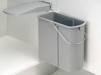 Wesco 700411-85 Einbau Abfallsammler flach Abfalleimer M&uuml;ll-Eimer K&uuml;che