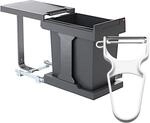 Hailo Abfallsammler 20L | Einbau-M&uuml;lleimer f&uuml;r Schrank ab 40 cm | Automatische