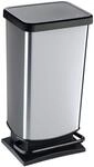 Rotho Paso M&uuml;lleimer 40l mit Pedal und Deckel, Kunststoff (PP) BPA-frei,