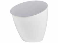 Mepal Abfallbehälter Calypso Weiß – 2200 ml – ideal für die Küchenabfälle