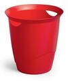 Durable Papierkorb Trend, mit Tragegriffen, 16 l, rot, 1701710080