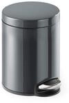 Durable Treteimer Metall rund 5, mit Absenkautomatik und herausnehmbaren Inneneimer 5