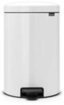 Brabantia Treteimer mit Inneneimer aus Metall, plastik metall, wei&szlig;, 20 Liter