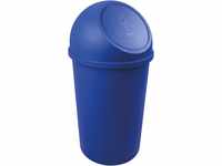 helit H2401234 - Push-Abfallbehälter „the flip 25 L, blau
